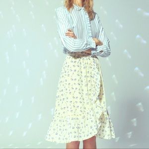 SOLD -Silk shirt -by Danish designer Custom Made